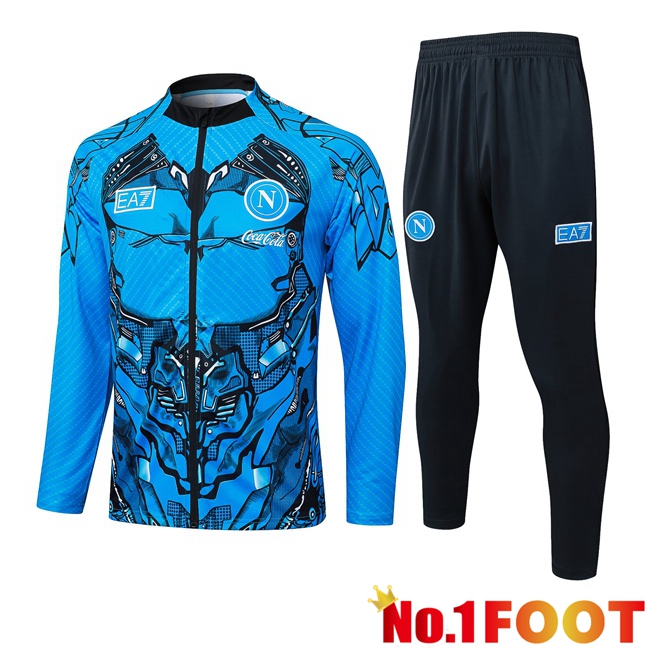 SSC Napoli kit Training Tracksuit - Training Jacket Blue 2025/2026