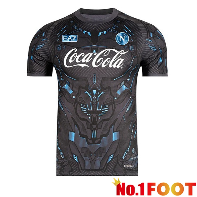 SSC Napoli Training T Shirt Black 2025/2026