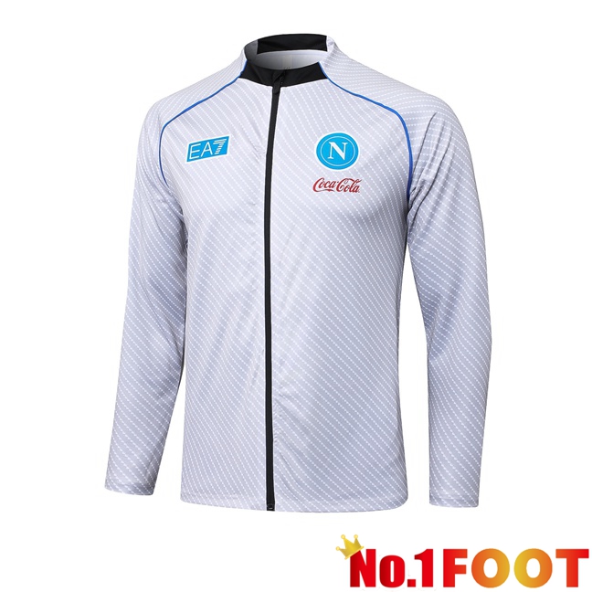 SSC Napoli Training Jacket White 2025/2026
