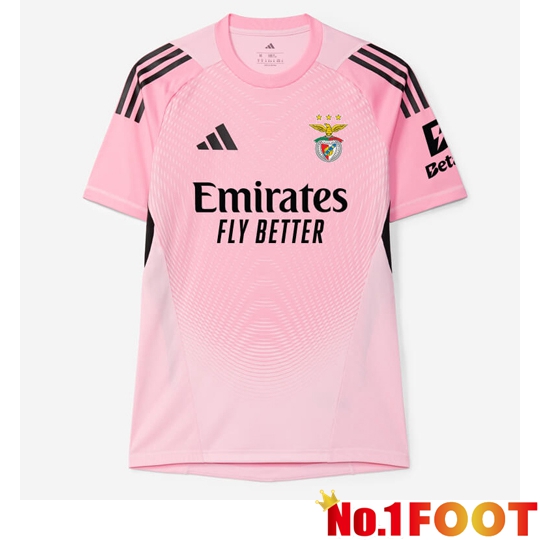 Benfica Goalkeeper Soccer Jersey Pink 2025/2026