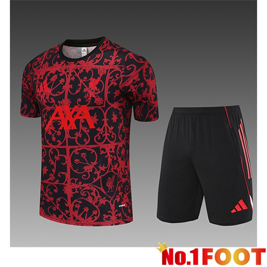 FC Liverpool Kids kit Training T Shirt Red/Black 2025/2026