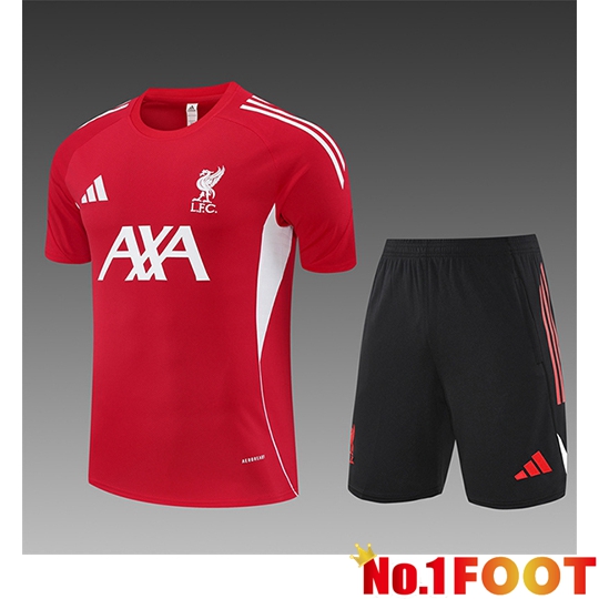 FC Liverpool Kids kit Training T Shirt Red/White 2025/2026
