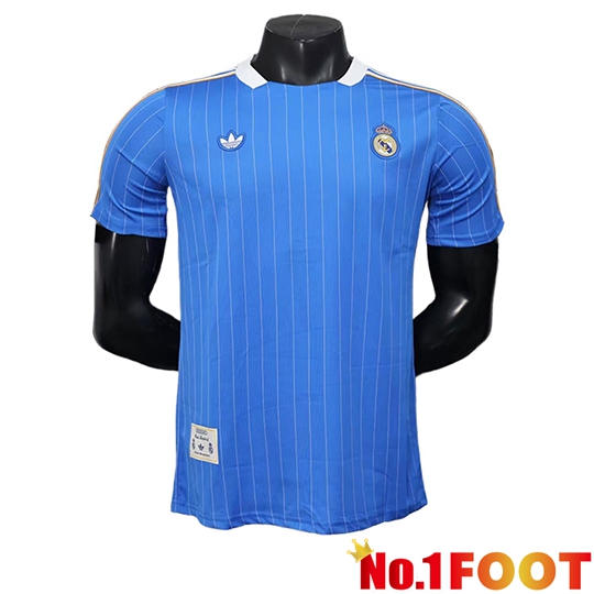 Real Madrid Soccer Jersey Special Edition Blue 2025/2026