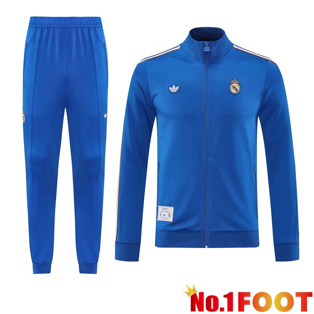 Real Madrid kit Training Tracksuit - Training Jacket Blue 2025/2026