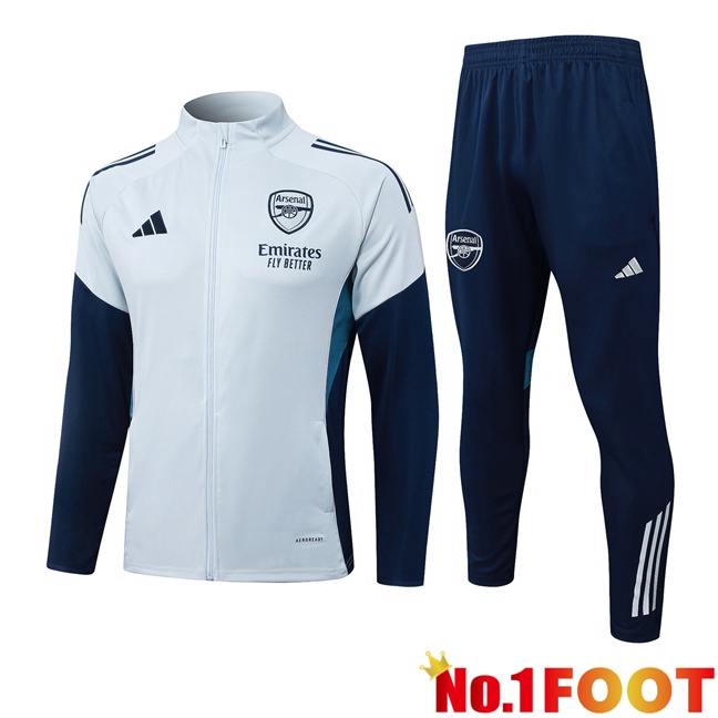 Arsenal kit Training Tracksuit - Training Jacket Grey 2025/2026