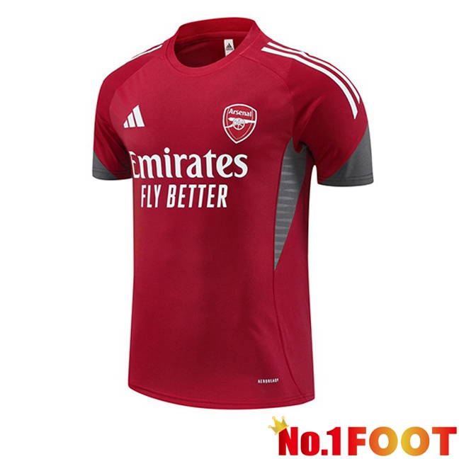 Arsenal Training T Shirt Red 2025/2026