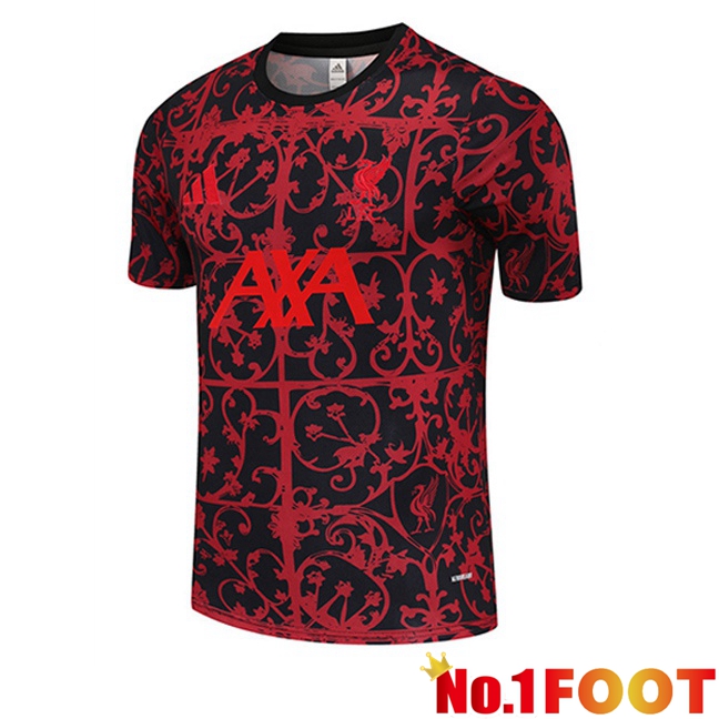FC Liverpool Training T Shirt Red Black 2025/2026