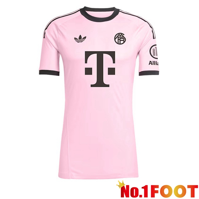 Bayern Munich Goalkeeper Soccer Jersey Pink 2025/2026