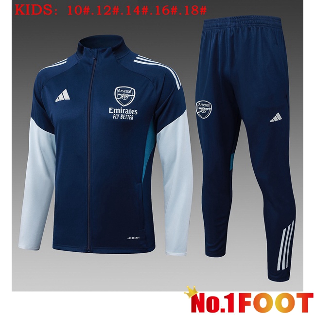 Arsenal Kids skit Training Tracksuit - Training Jacket Blue Royal 2025/2026