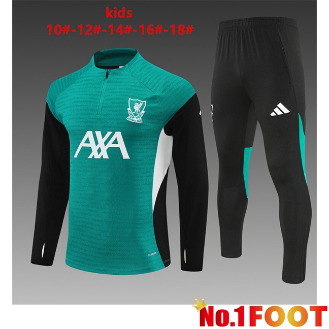 FC Liverpool Kids kit Training Tracksuit Green 2025/2026