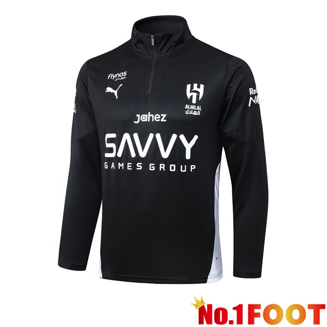 Al-Hilal FC Training Sweatshirt Black 2025/2026