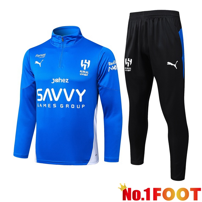 Al-Hilal FC kit Training Tracksuit Blue 2025/2026