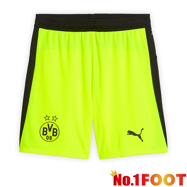 Dortmund BVB Away Soccer Shorts Green 2025/2026