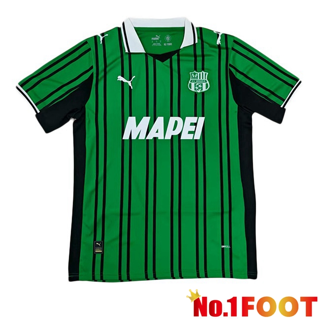 US Sassuolo Home Soccer Jersey Green 2025/2026