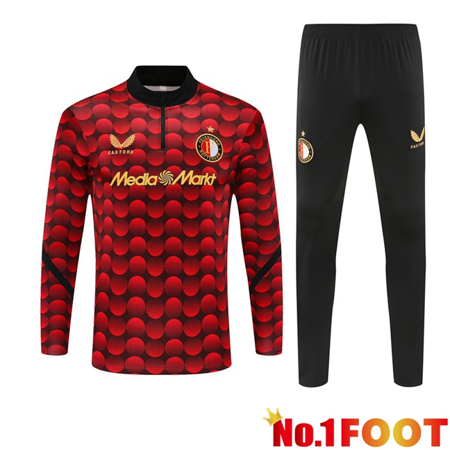 Feyenoord kit Training Tracksuit Red 2025/2026