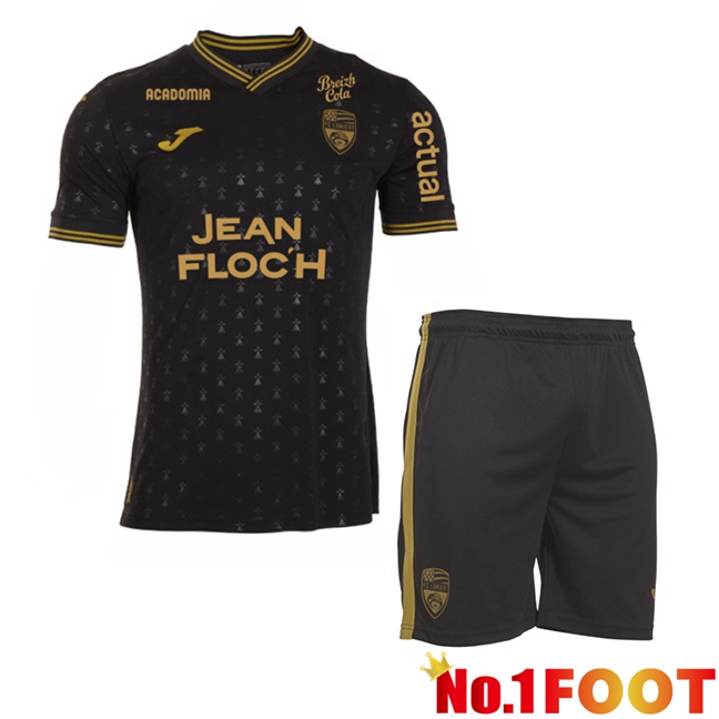 FC Lorient Kids Third Soccer Jersey Black 2025/2026