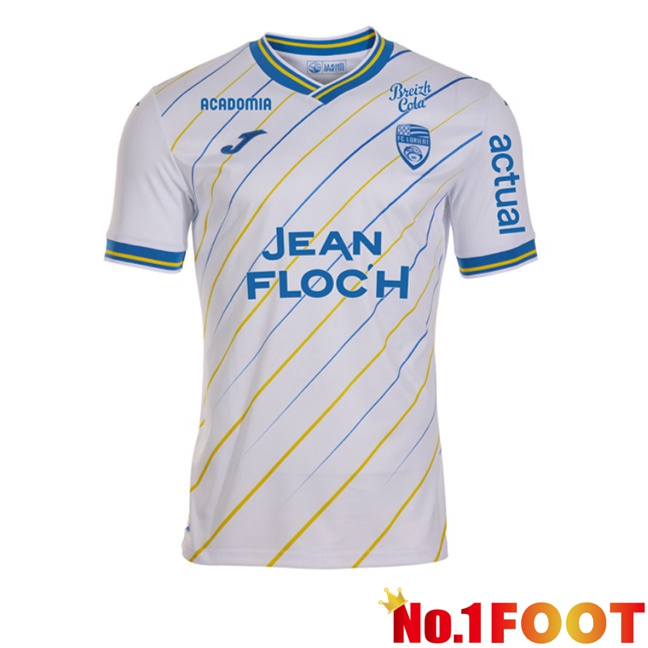 FC Lorient Away Soccer Jersey White 2025/2026
