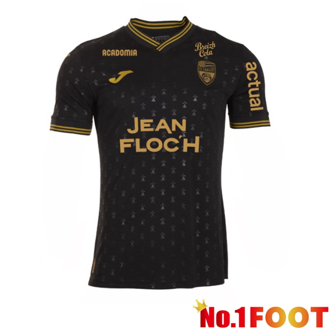 FC Lorient Third Soccer Jersey Black 2025/2026