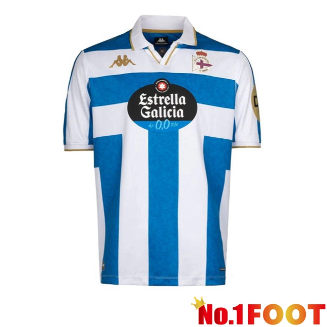 Deportivo de La Coruna Home Soccer Jersey Blue White 2025/2026