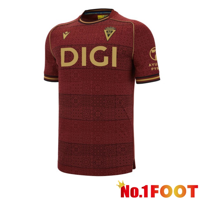 Cadiz CF Away Soccer Jersey Brown 2025/2026