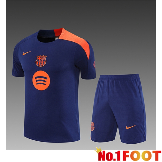 FC Barcelona Kids kit Training T Shirt Purple/Orange 2025/2026
