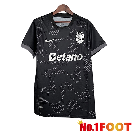 Sporting Soccer Jersey Special Edition Black 2025/2026