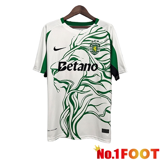 Sporting SCP Soccer Jersey Special Edition White/Green 2025/2026