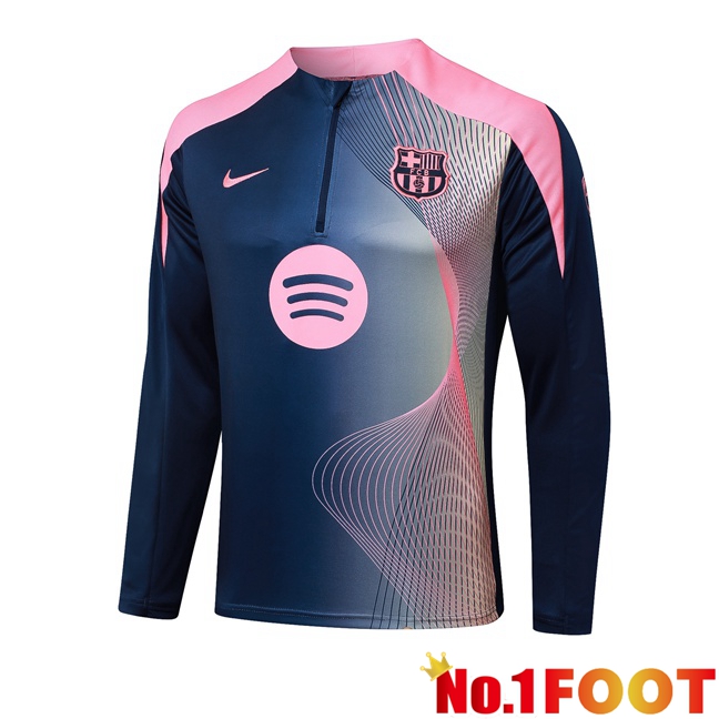 FC Barcelona Training Sweatshirt Blue Royal Pink 2025/2026