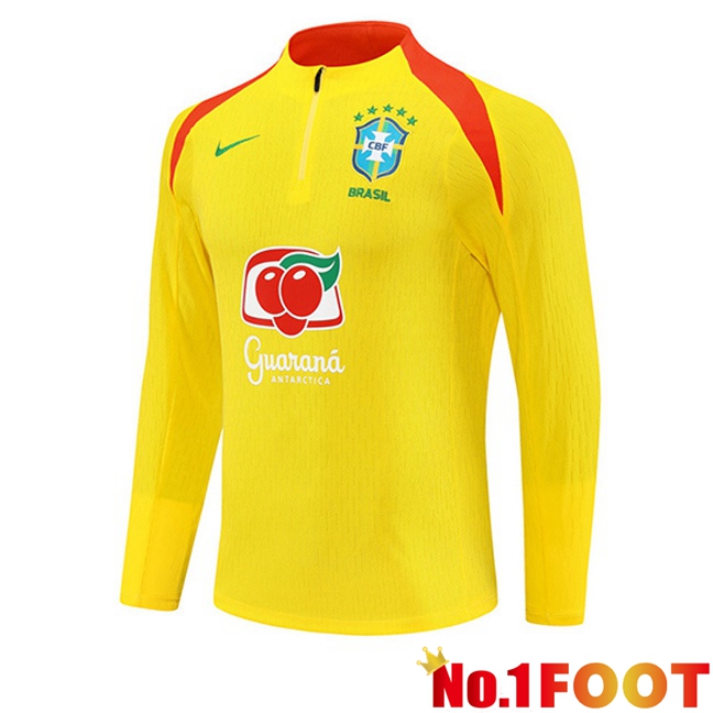 Brazil Training Sweatshirt Yellow 2025/2026