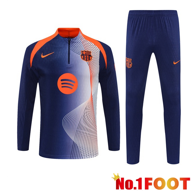 FC Barcelona kit Training Tracksuit Blue Royal Orange 2025/2026