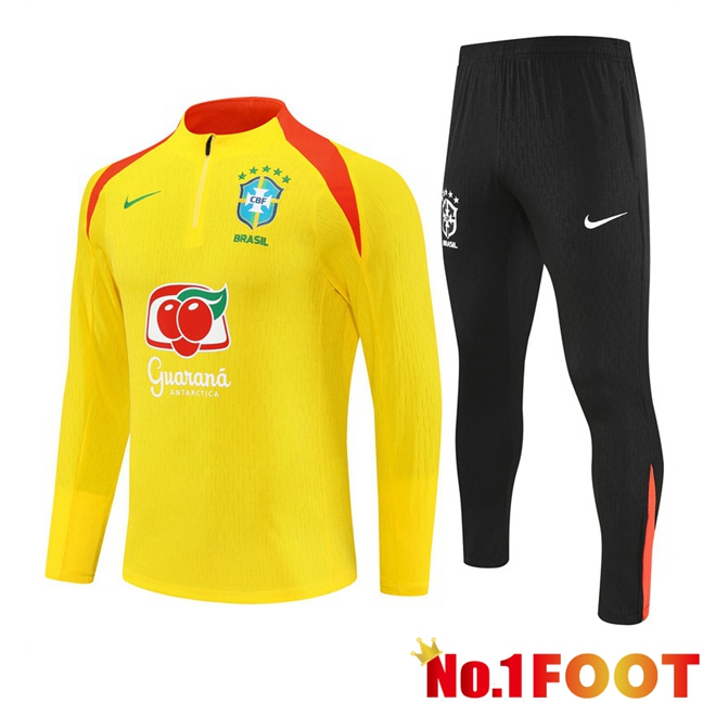 Brazil kit Training Tracksuit Yellow 2025/2026