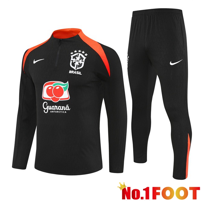 Brazil kit Training Tracksuit Black 2025/2026