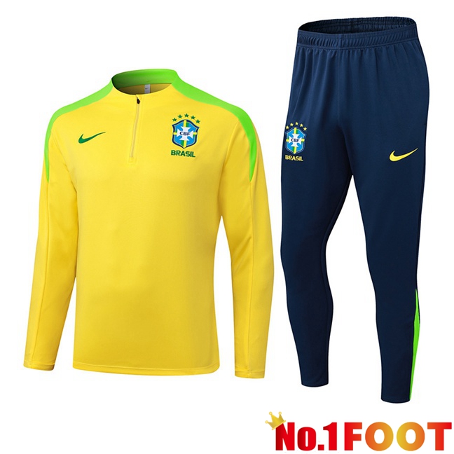 Brazil kit Training Tracksuit Yellow 2025/2026