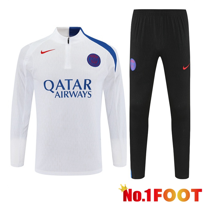 Paris PSG kit Training Tracksuit White 2025/2026