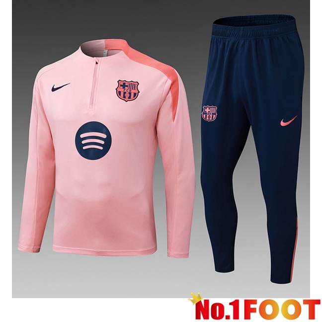 FC Barcelona Kids kit Training Tracksuit Pink 2025/2026