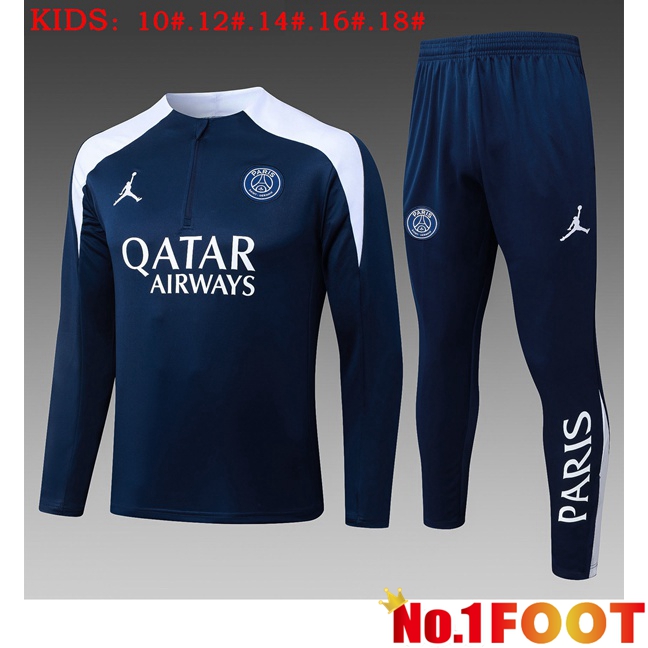 Jordan Paris Kids kit Training Tracksuit Blue Royal 2025/2026