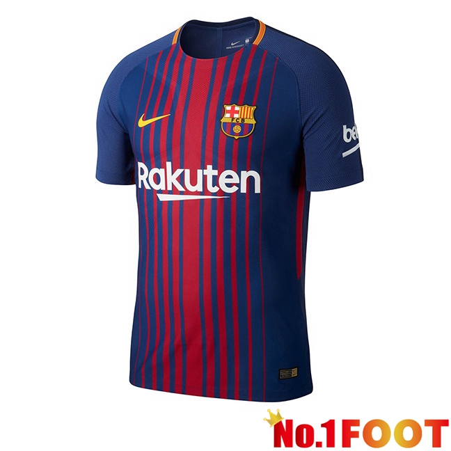 FC Barcelona Retro Home Soccer Jersey Blue Red 2017-2018