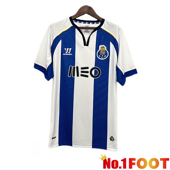 FC Porto Retro Home Soccer Jersey White Blue 2014-2015