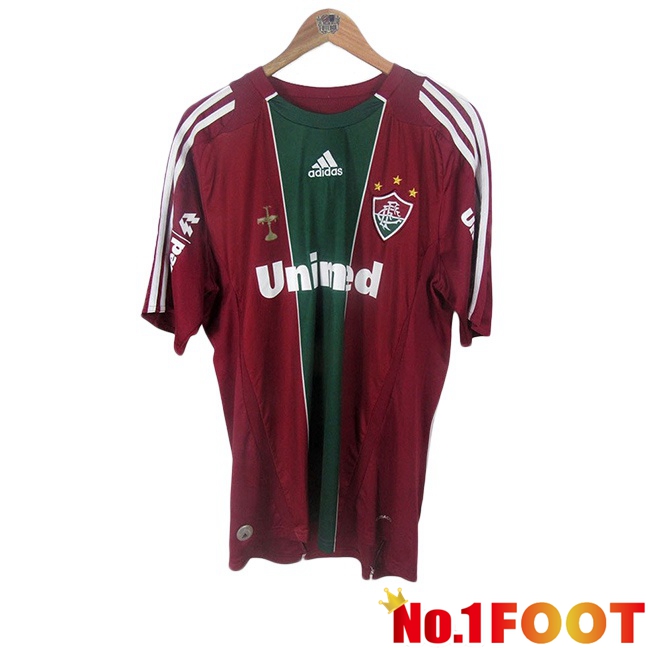 Fluminense Retro Third Soccer Jersey Red Green 2009-2010