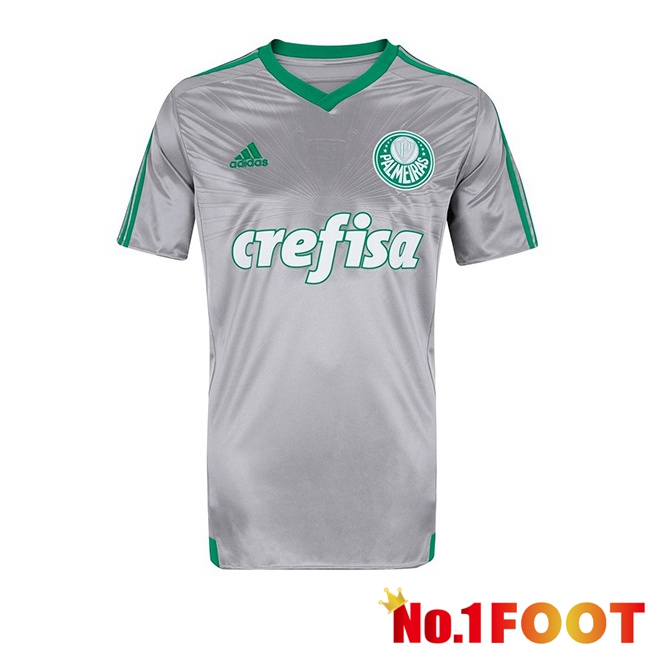 Palmeiras Retro Third Soccer Jersey Grey 2015-2016