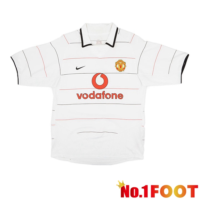 Manchester United Retro Third Soccer Jersey White 2003-2005