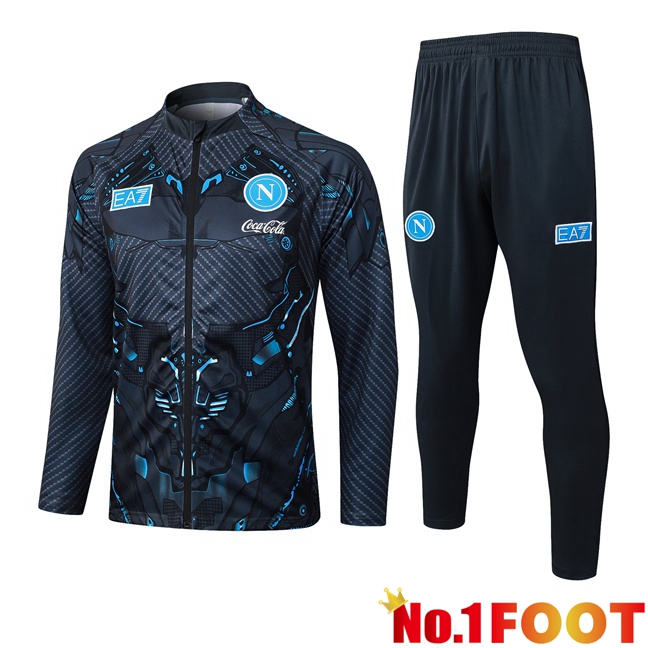 SSC Napoli kit Training Tracksuit - Training Jacket Grey 2025/2026