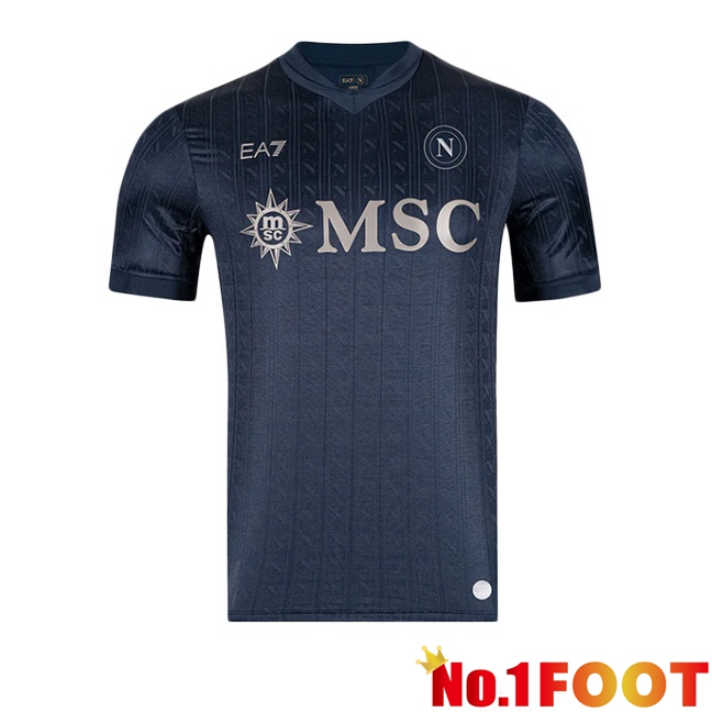 SSC Napoli EURO Third Soccer Jersey Black 2025/2026