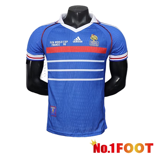 France Retro Home Soccer Jersey 1998/1999