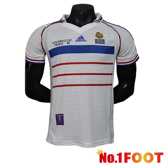 France Retro Away Soccer Jersey 1998/1999
