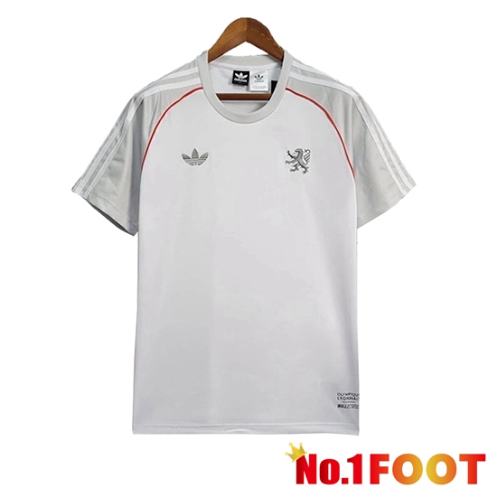 lyon Soccer Jersey Special Edition White 2025/2026