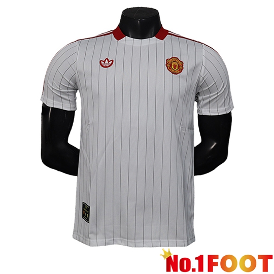 Manchester United Soccer Jersey Special Edition White 2025/2026