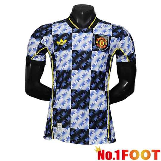 Manchester United Soccer Jersey Special Edition Blue/Black 2025/2026