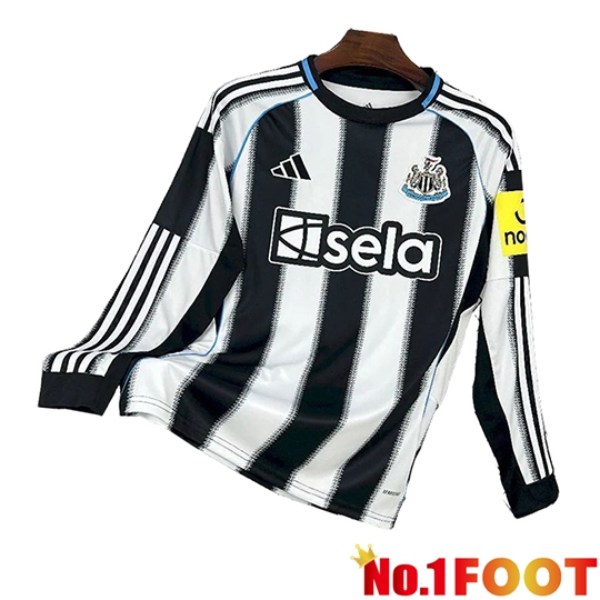 Newcastle United Home Soccer Jersey Long sleeve 2025/2026