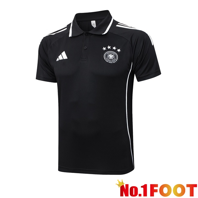 Germany Soccer Polo Black 2025/2026